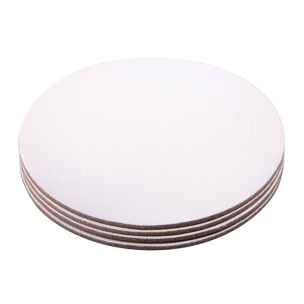 Magnetic Round Canvas Board 4pk