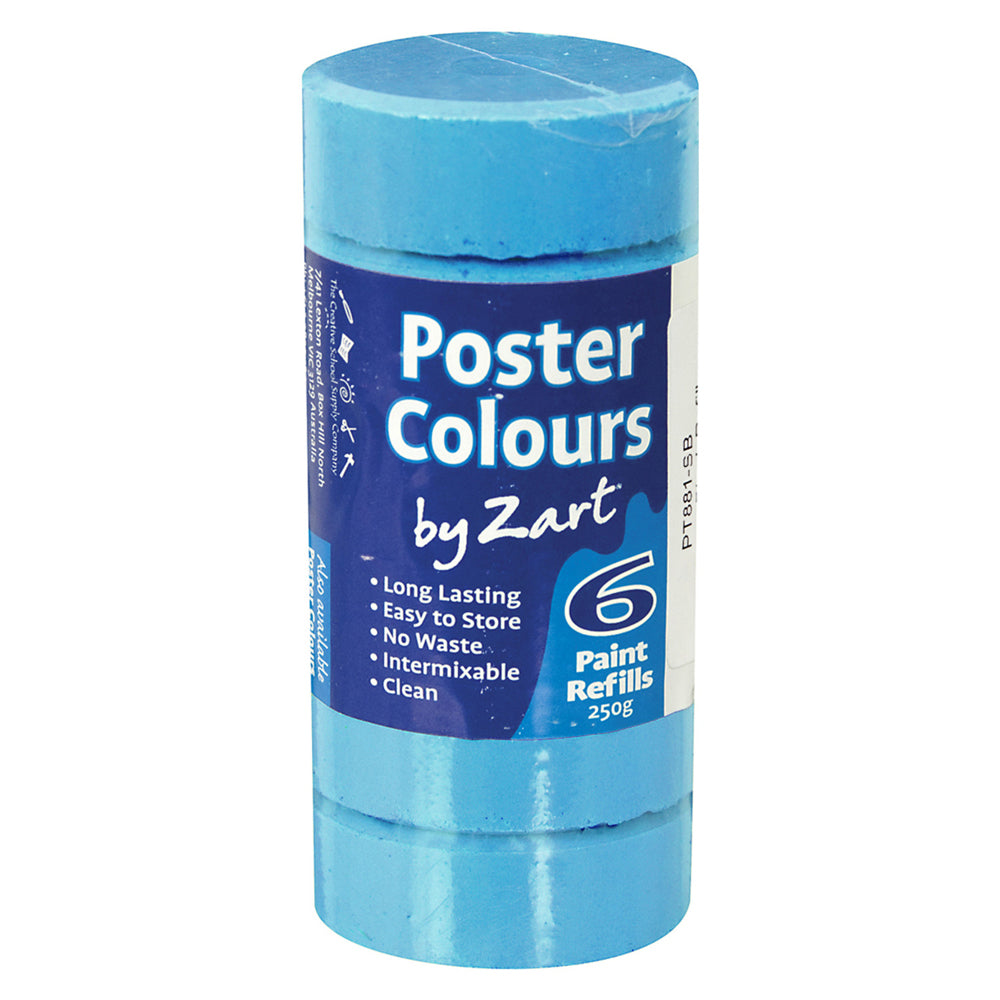 Zart Poster Colours Refill 6pk