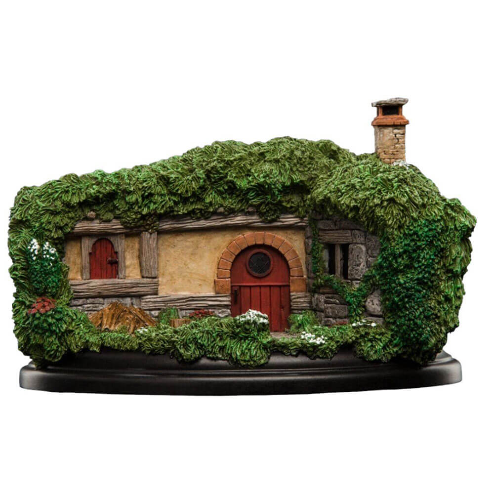Hobbiten vid sjön Hobbit Hole diorama