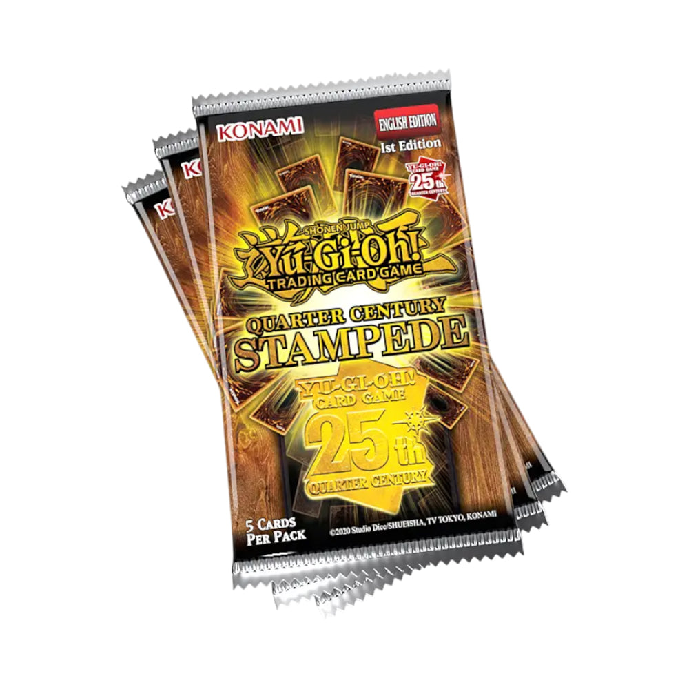 Yu-Gi-Oh! Quarter Century Stampede Tuckbox (3 Pack)