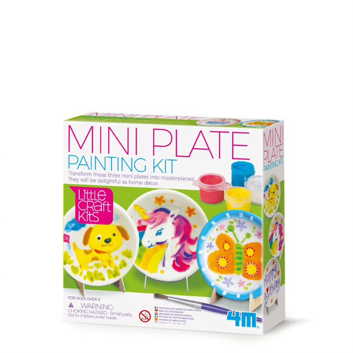 4M Little Craft Mini Plates Painting Kit