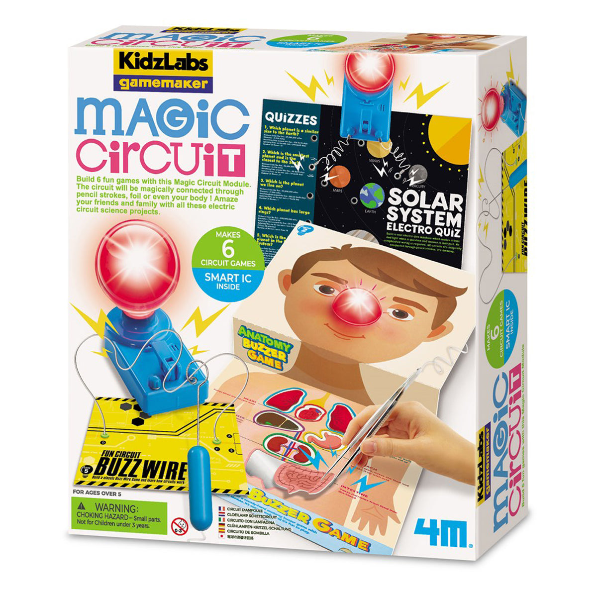 4M KidzLabs Gamemaker Magic Circuit Games Kit