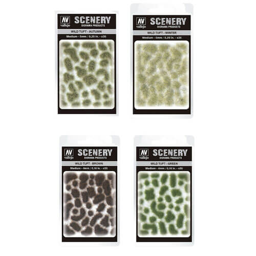 Vallejo Scenery Miniature Wild Tuft Medium