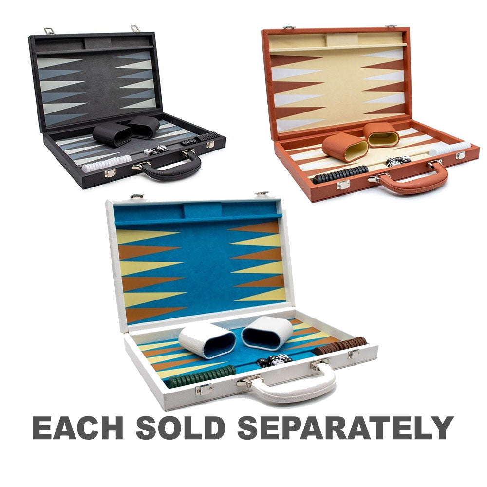 LPG Classics Leather Backgammon Set
