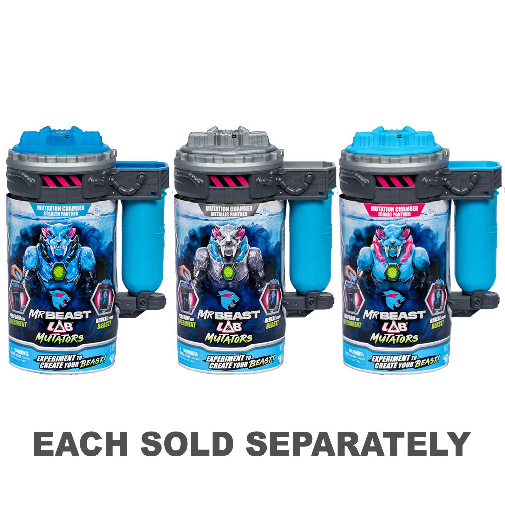 Mr Beast Lab Mutators W1 Mech Mutation Chamber Panther Figure