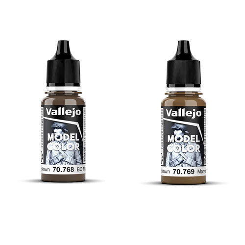 Vallejo Model Colour Acrylic Paint 18mL (Brown)
