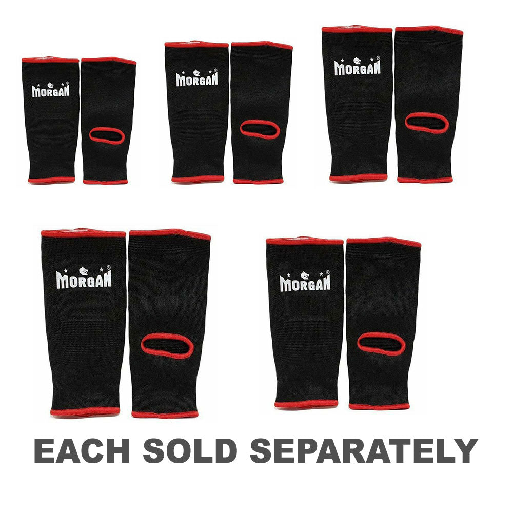 Morgan Ankle Protectors with Black/Red Trim (Pair)