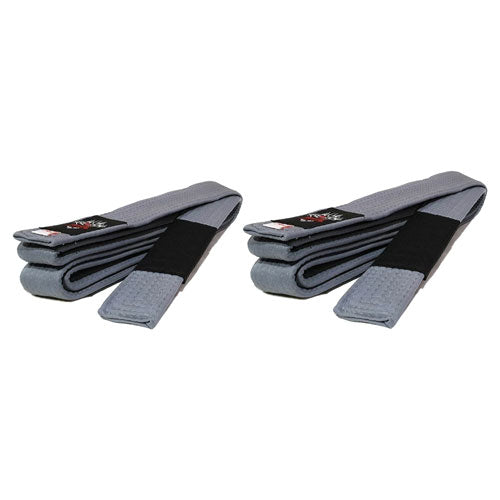 Morgan IBJJf Approved BJJ Grey Belt with Black Tip