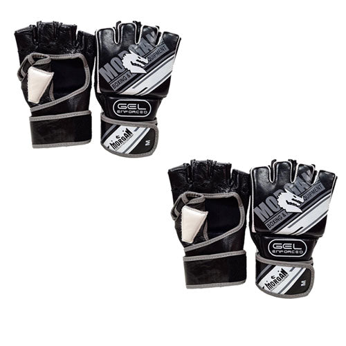 Morgan Aventus Gel MMA Hybrid Leather Bag Gloves