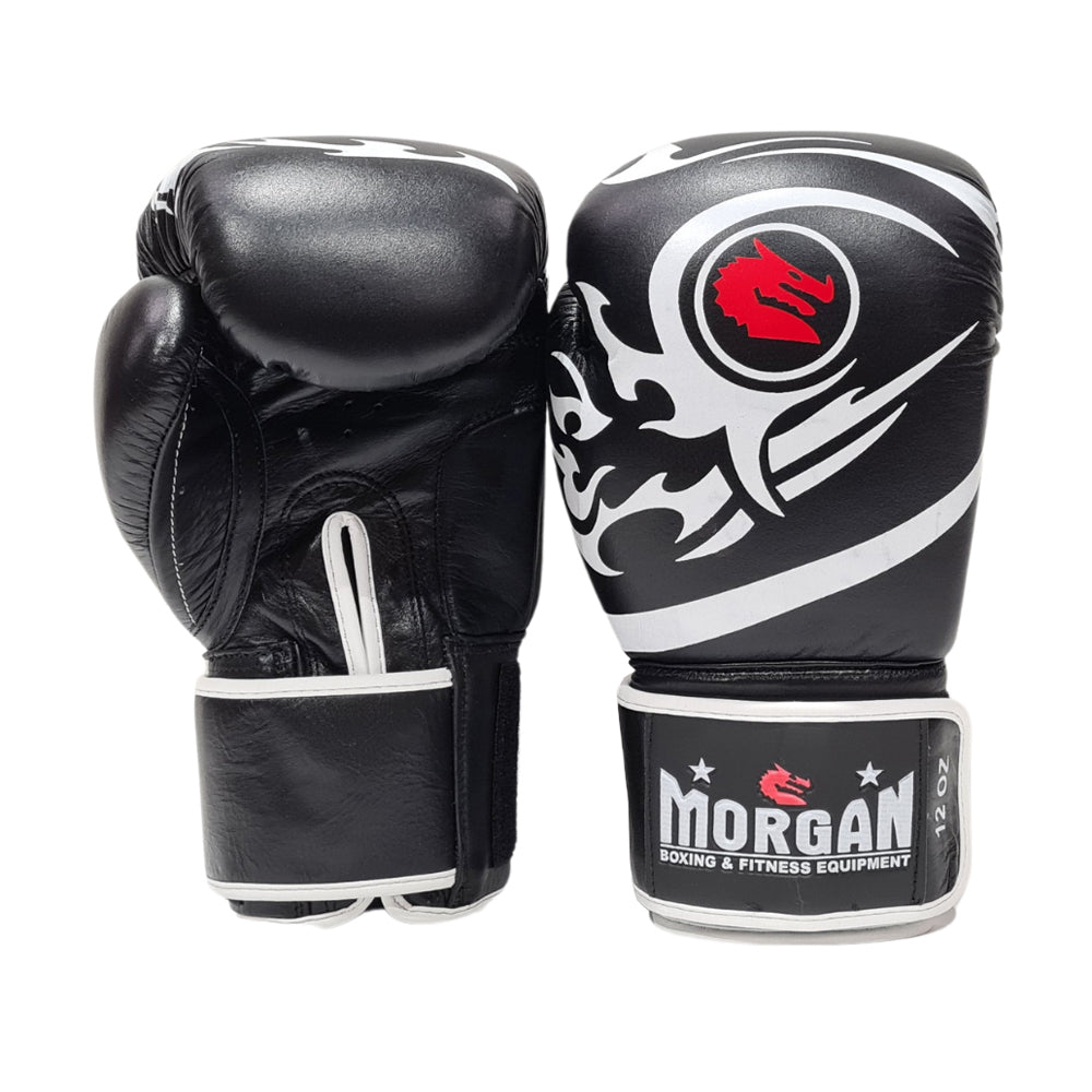 Morgan Elite Boxing and Muay Thai Leather Gloves 12oz