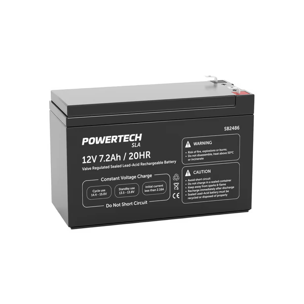 Back-up SLA-batteri (12V 7.2AH NBN)