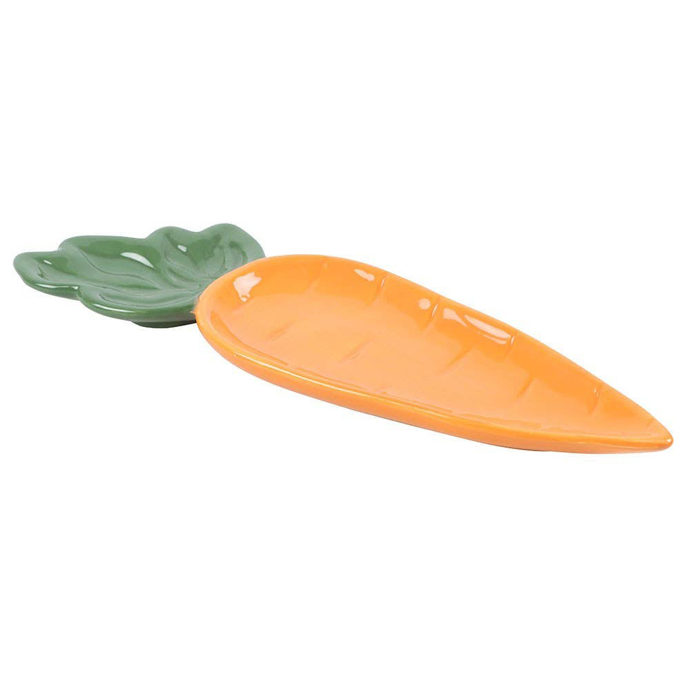 Carrot Shaped Ceramic Serving Dish