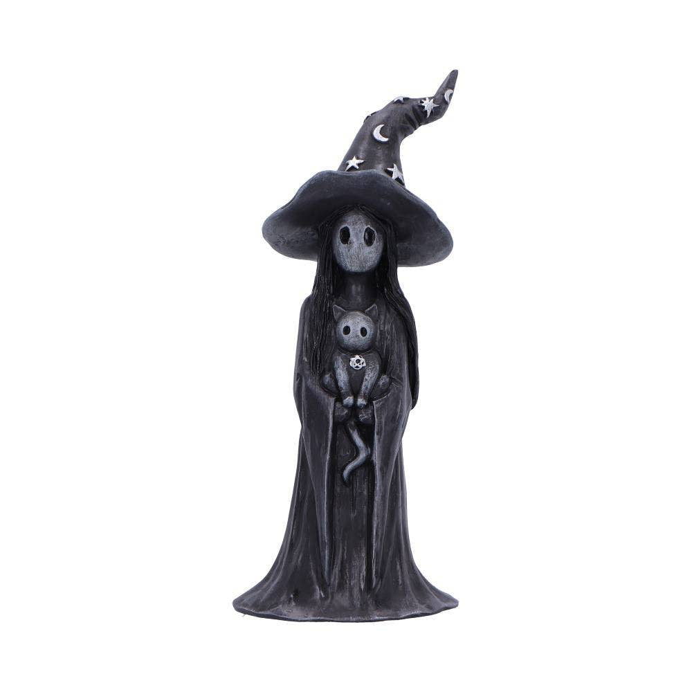 Little Souls Glimmer Witch with Cat Figurine 12.3cm
